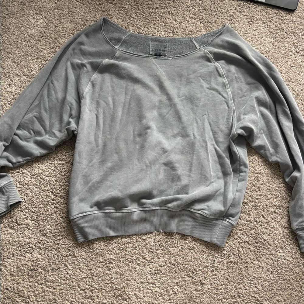 American Eagle off the shoulder crew neck